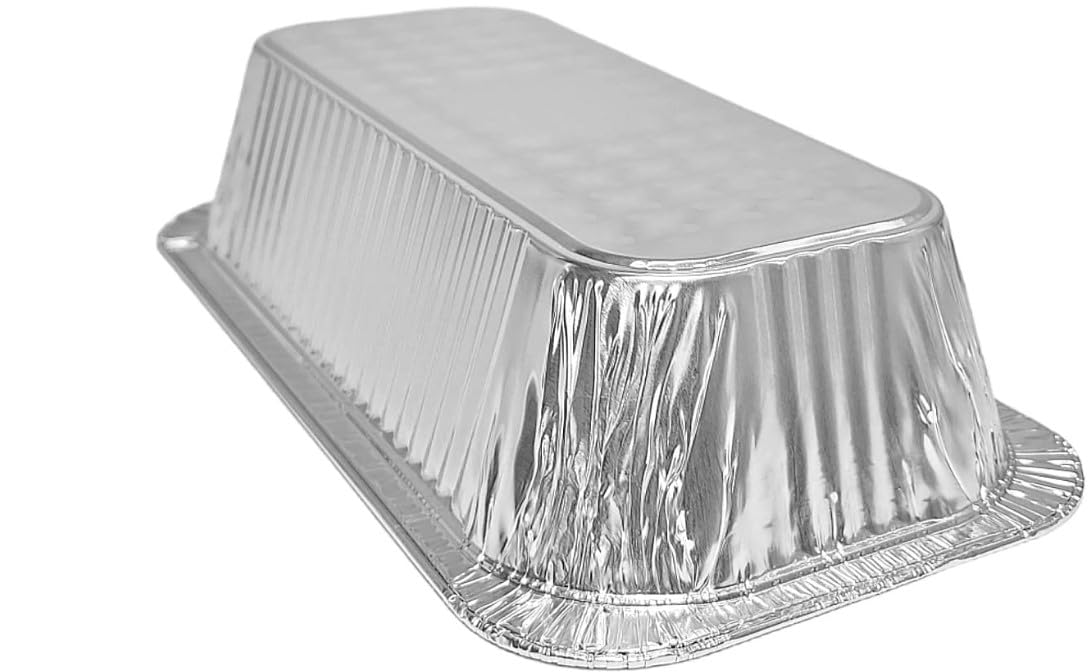 ProPac & Seal 1/3 Size Steam Table Foil Pans - 12x6 Third Size Aluminum Foil Pans - Disposable Containers (PANS ONLY) Great for Baking, Cooking, Heating, Storing, Prepping Food PACK OF