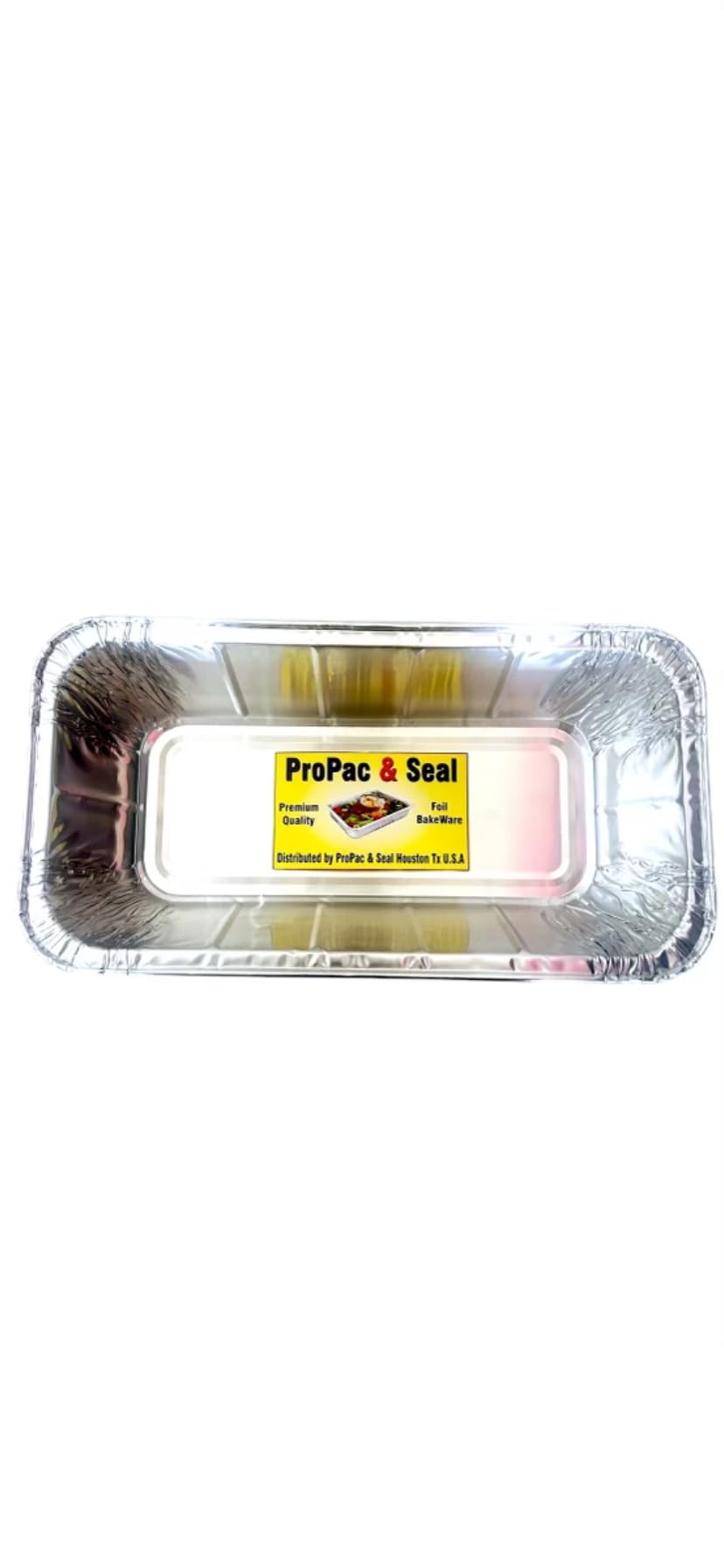 ProPac & Seal (5LB 10 PACK Disposable Loaf Pans Aluminum Tin Foil Meal Prep Bakeware - Cookware Perfect for Baking Cakes, Bread, Meatloaf, Lasagna