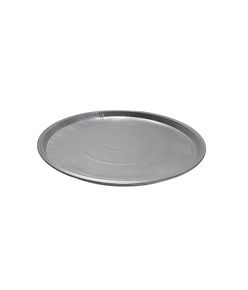 ProPac & Seal 12" Round Aluminum Foil Pizza Pan - Disposable Baking Sheets Made in USA Pack