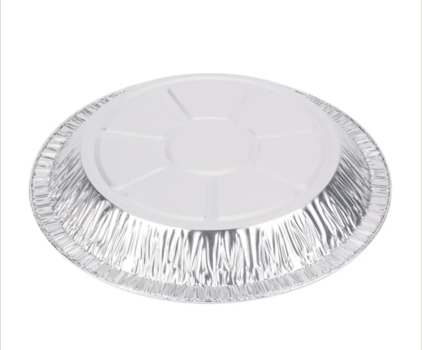 ProPac & Seal 9" Aluminum Foil Pie Pans 1 1/4" Extra Deep - Made in USA Disposable Tins Pack of