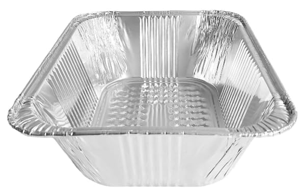 PROPAC & SEAL Half-Size (1/2) 4" Extra-Deep Alumium Foil Steam Table Roaster Pans with Lids - Disposable Containers Great for Baking, Broiling, Heating, Catering, Meal Prep PACK OF