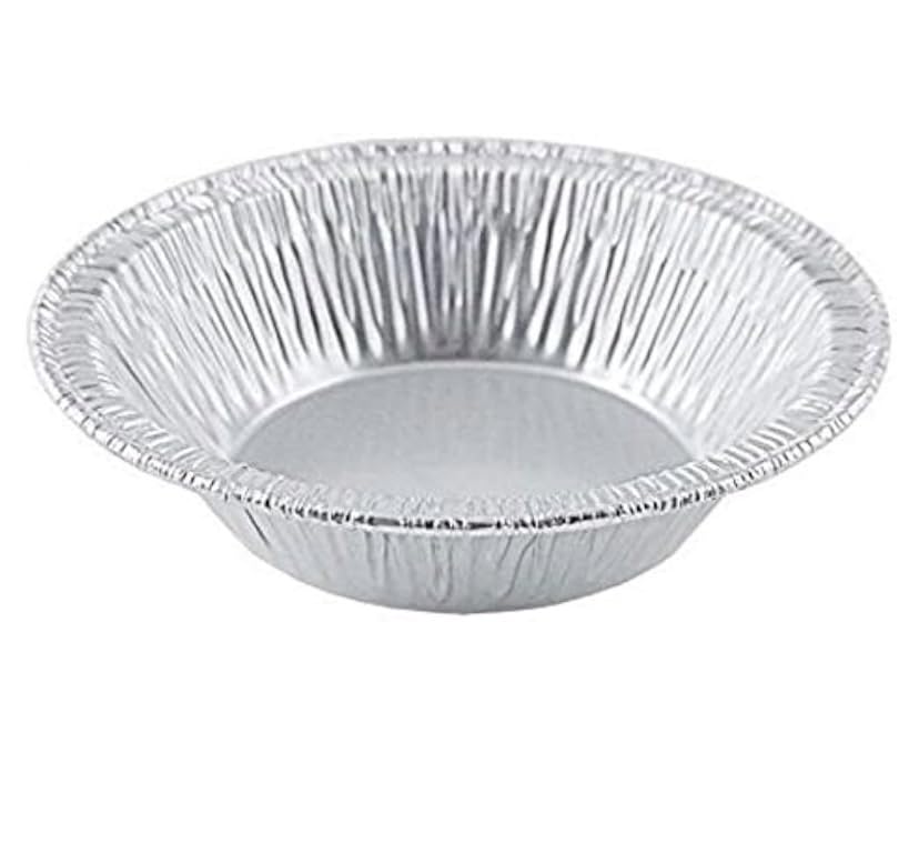 ProPac & Seal 3" Disposable Aluminum Foil Tart Pans Mini Silver Baking Pie Tins Pack of