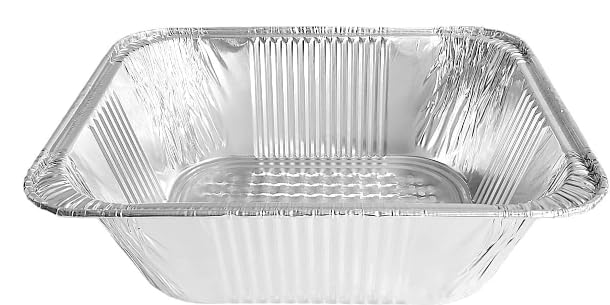 PROPAC & SEAL Half-Size (1/2) 4" Extra-Deep Alumium Foil Steam Table Roaster Pans with Lids - Disposable Containers Great for Baking, Broiling, Heating, Catering, Meal Prep PACK OF