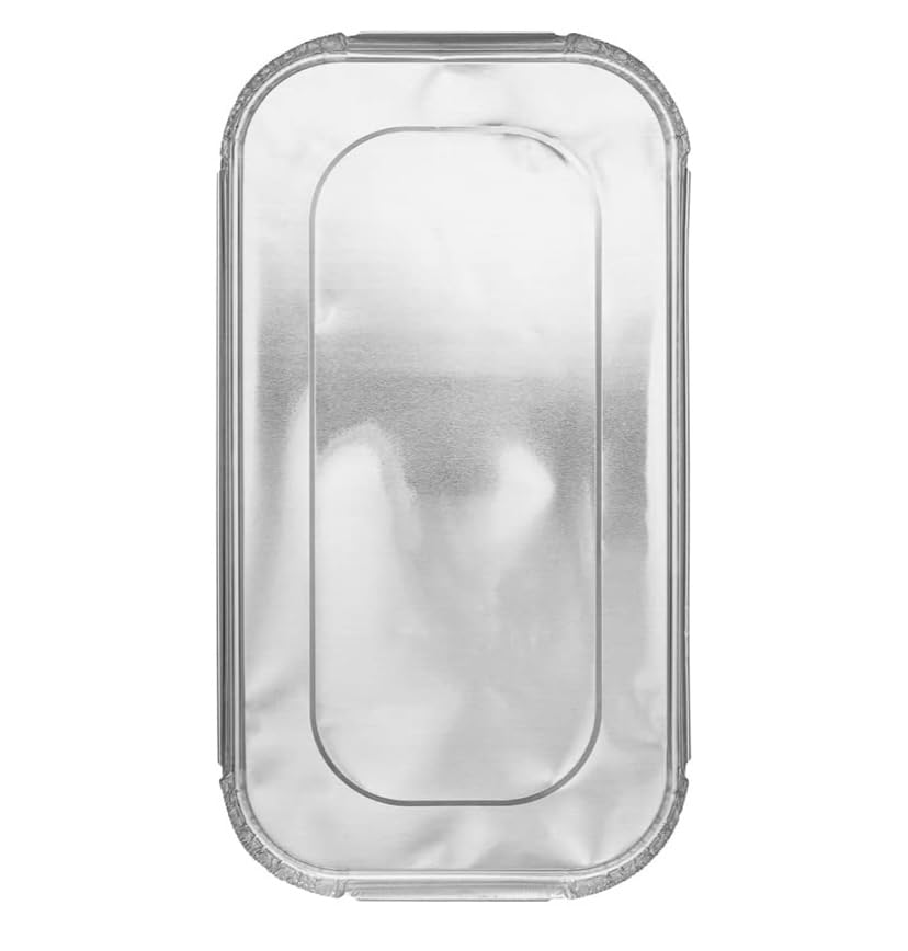ProPac & Seal Disposable Aluminum Foil Lid Cover for Third 1/3 Size Aluminum Foil Steam Table Pan PACK OF