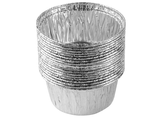 PROPAC & SEAL 4 oz. Aluminum Foil Cup - Disposable Utility/Cupcake/Ramekin/Muffin Baking Tins Pack of