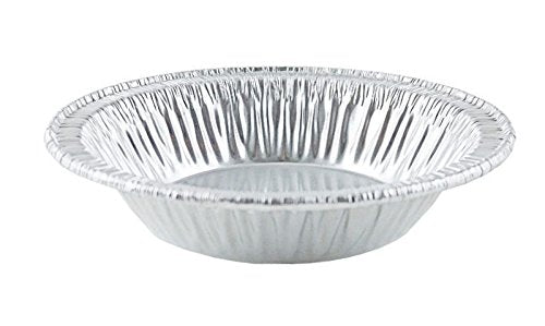 D&W Fine Pack Wilkinson B10 4 1/4" Aluminum Foil Tart Pan Disposable Baking Mini-Pie Plate Tin (pack of 200)