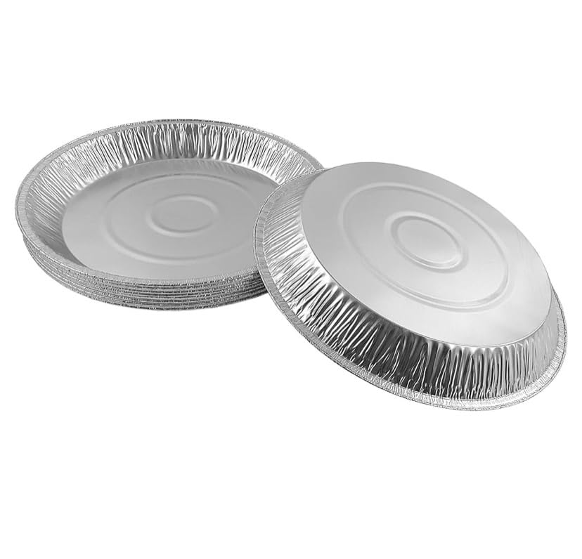 ProPac & Seal 12" Aluminum Foil Pie Pan Extra-Deep Disposable Tin Plates PACK OF