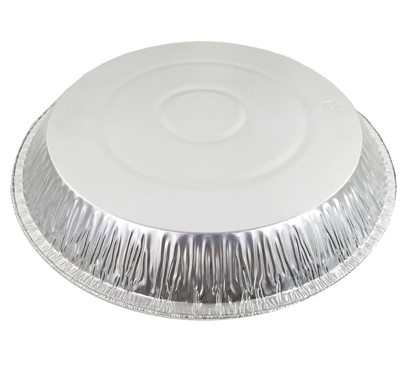 ProPac & Seal 12" Aluminum Foil Pie Pan Extra-Deep Disposable Tin Plates PACK OF
