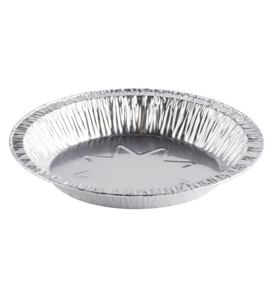 ProPac & Seal Aluminum Foil Pie Pan 8 inch (7 inch Inner Diameter) Disposable Plates - Made in USA Pack of